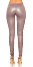 Amiatex Női leggingsz 74547 + Nőin zokni Gatta Calzino Strech, szürke, M/L