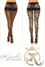 Amiatex Női leggingsz 74629 + Nőin zokni Gatta Calzino Strech, többszínű, L/XL