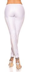 Amiatex Női leggingsz 74650, fehér, M/L