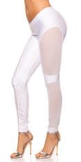 Amiatex Női leggingsz 74650, fehér, M/L