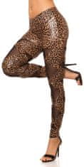 Amiatex Női leggingsz 74626 + Nőin zokni Gatta Calzino Strech, állatmintás nyomtatás, S/M