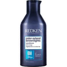Redken Tonizáló kondicionáló barna árnyalatú hajhoz Color Extend Brownlights (Blue Toning Conditioner) (Mennyiség 300 ml)