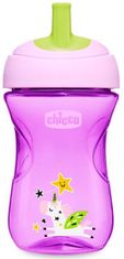 Chicco Advanced pohár kemény ivónyílással 266 ml, 12m +, lila