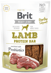 Brit Jerky Lamb Protein Bar, 12 x80g