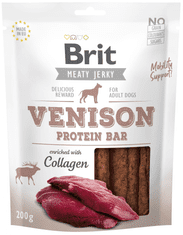 Brit Jerky Venison Protein Bar, 200g