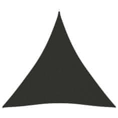 Greatstore antracitszürke háromszögű oxford-szövet napvitorla 3 x 3 x 3 m