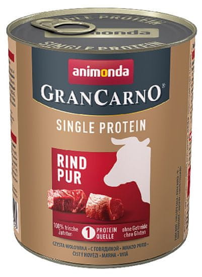 Animonda GRANCARNO Single Protein - tiszta marhahús 6 x 800g