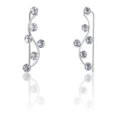 JwL Luxury Pearls Bájos csillogó fülbevalók kristályokkal JL0690