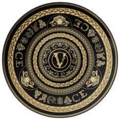 Rosenthal Versace ROSENTHAL VERSACE VIRTUS GALA FEKETE Tálalótál 33 cm