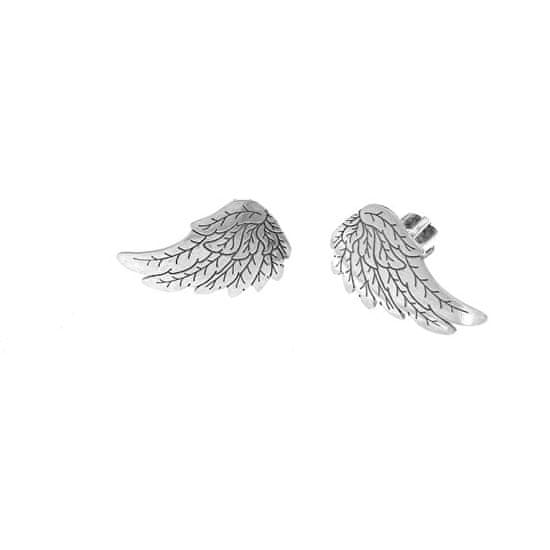 Praqia Gyengéd ezüst fülbevalók angyalszárnyak formájában Angelina NA6274_RH