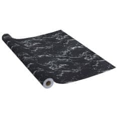 shumee fekete kőmintás öntapadó PVC bútorfólia 500 x 90 cm