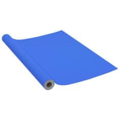 shumee magasfényű kék öntapadó PVC bútorfólia 500 x 90 cm