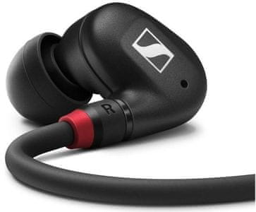 audiofil vezetékes fejhallgató sennheiser ie 40 pro kiváló hangzás szélessávú meghajtó levehető kábel tartós csatlakozó típus tok a csomagolásban 