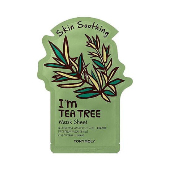Tony Moly Nyugtató maszk I`m Tea Tree (Skin Soothing Mask Sheet) 21 ml