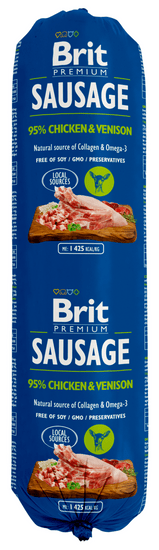 Brit Sausage Chicken & Venison 12 x 800 g