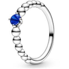 Pandora Ezüst gyűrű szeptemberben született nőknek 198867C12 (Kerület 50 mm)