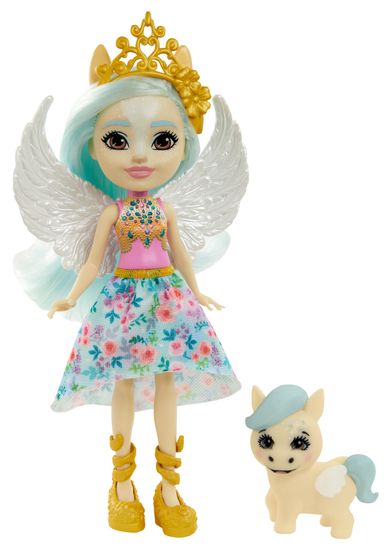 Mattel Enchantimals baba és kisállat Paolina Pegasus és Wingley FNH22