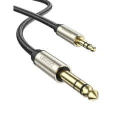 Ugreen AV127 audio kábel 3.5mm mini jack - 6.35mm jack M/M 2m, szürke