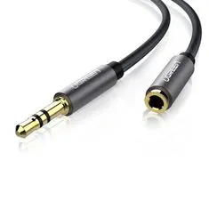 Ugreen AV118 hosszabbító audio kábel 3.5mm mini jack 2m, M/F, fekete