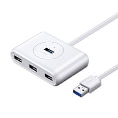 Ugreen CR113 4x USB HUB adapter 0.5m, fehér
