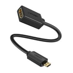 Ugreen 20134 adaptér Micro HDMI - HDMI M/F 4K, fekete