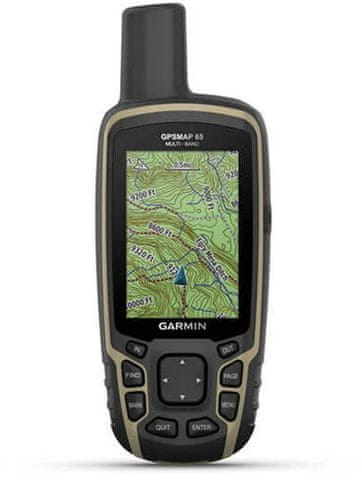 Garmin GPSmap 65 EUROPE, Európa topográfiai térképe, GPS, Glonass, GALILEO, QZSS, IRNSS vízálló, kerékpár, vízálló, iránytű Garmin Explore