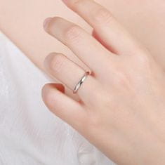 MOISS Minimalistaezüst gyűrű R00019 (Kerület 50 mm)