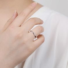 MOISS Minimalistaezüst gyűrű R0002020 (Kerület 50 mm)