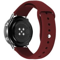 4wrist Szilikon szíj Samsung Galaxy Watch-hoz 6/5/4 - Wine Red