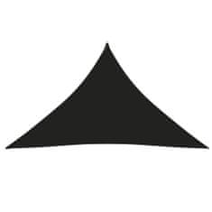 Greatstore fekete háromszögű oxford szövet napvitorla 3,5 x 3,5 x 4,9 m