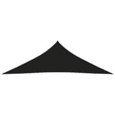 Greatstore fekete háromszögű oxford szövet napvitorla 3,5 x 3,5 x 4,9 m