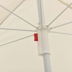 Greatstore homokszínű kültéri napernyő acél rúddal 180 cm