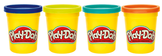 Play-Doh 4 poharas csomagolás - wild