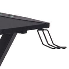 Design Scandinavia Elijah játékasztal, 120 cm, fekete