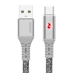DUDAO L7X kábel USB / Lightning 3A 1m, szürke