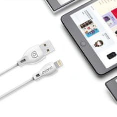 DUDAO L4T kábel USB / USB-C 2.1A 2m, fehér