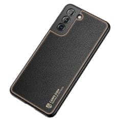 Dux Ducis Yolo bőr tok Samsung Galaxy S21 Plus 5G, fekete