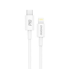 DUDAO L6X kábel USB-C / Lightning PD 18W 1m, fehér