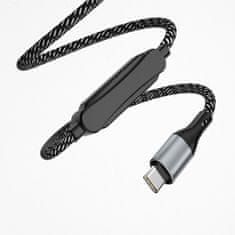 DUDAO L7 kábel USB / USB-C 5A 1m, fekete