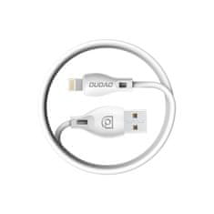 DUDAO L4L kábel USB / Lightning 2.1A 2m, fehér