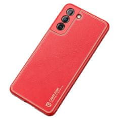 Dux Ducis Yolo bőr tok Samsung Galaxy S21 Plus 5G, piros