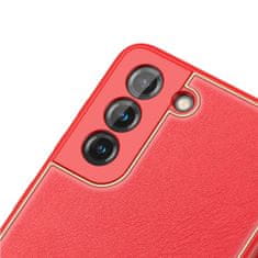 Dux Ducis Yolo bőr tok Samsung Galaxy S21 Plus 5G, piros