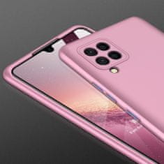 360 Full Body műanyag tok Samsung Galaxy A42 5G, rózsaszín