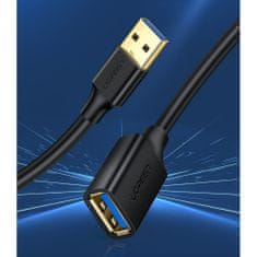 Ugreen US129 Extension hosszabbító kábel USB 3.0 1.5m, fekete