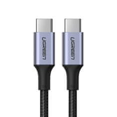 Ugreen kábel USB-C / USB-C PD QC 3.0 5A 100W 1.5m, szürke