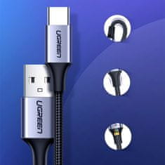 Ugreen kábel USB / USB-C QC 3A 1m, szürke