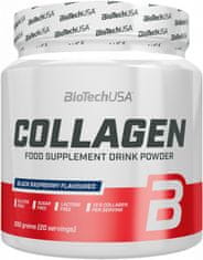 BioTech USA Collagen 300 g, fekete málna