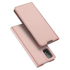 Dux Ducis Skin Pro bőr könyvtok Samsung Galaxy A52 5G / A52 4G, rózsaszín