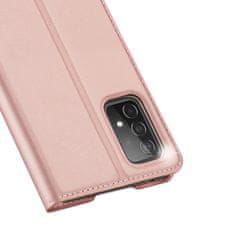 Dux Ducis Skin Pro bőr könyvtok Samsung Galaxy A52 5G / A52 4G, rózsaszín