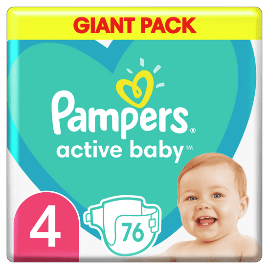 Pampers Active Baby 4 Maxi pelenka - 76 db